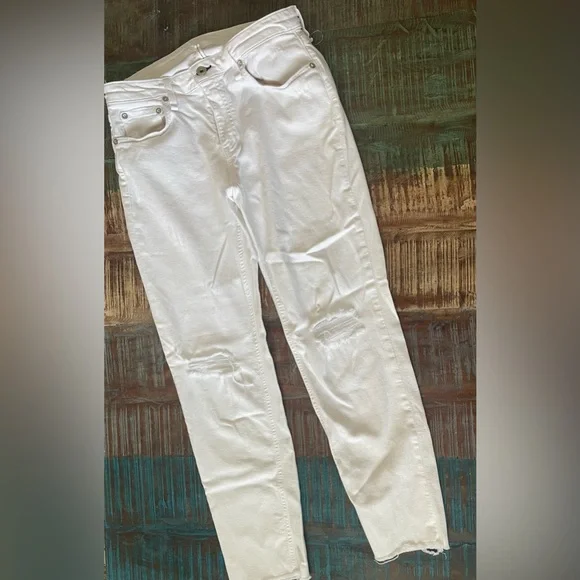 Rag & Bone Low Rise Slim Boyfriend Jeans - Picture 6 of 6